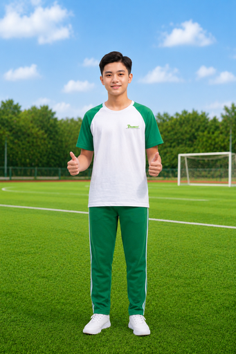 Áo thể dục nam Bamboo trung học 2026